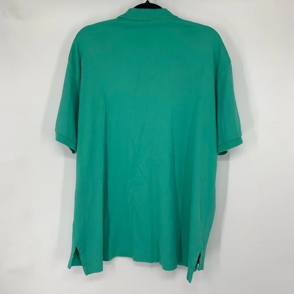 POLO RALPH LAUREN Green Cotton Polo Short Sleeve
